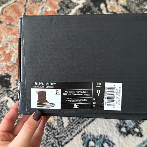 SOREL 1964 Pac Nylon WP Boot Tobacco Black - Picture 4 of 4